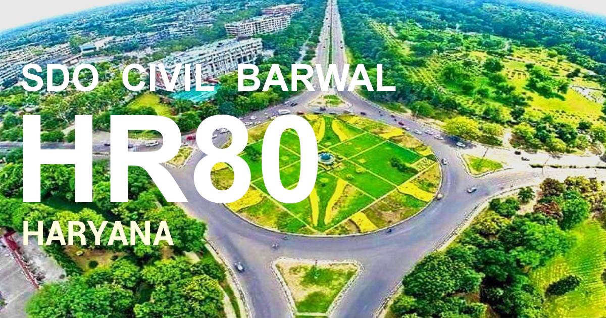 HR80 || SDO  CIVIL  BARWAL